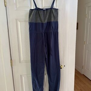New without tags navy blue and Sansha ballet jumpsuit size XL